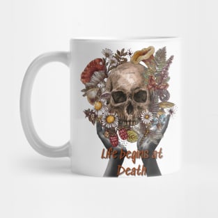 life begins at death Mug